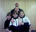 Jayl with 4 of his Variations students - Courtney, Emily, Becky & Charlie